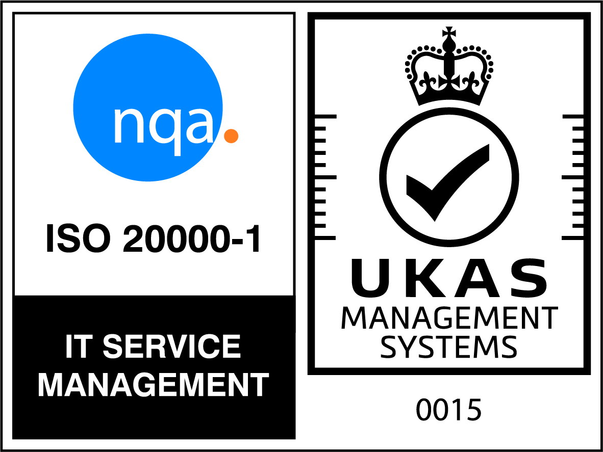 NQA ISO 20000-1 Logo - UKAS