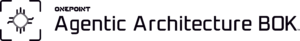 onepoint-agentic-architecture-body-of-knowledge-logo-full-black